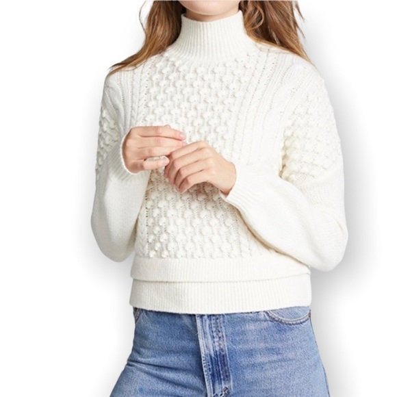 Frame Nubby Cable Knit Sweater - Picture 1 of 13